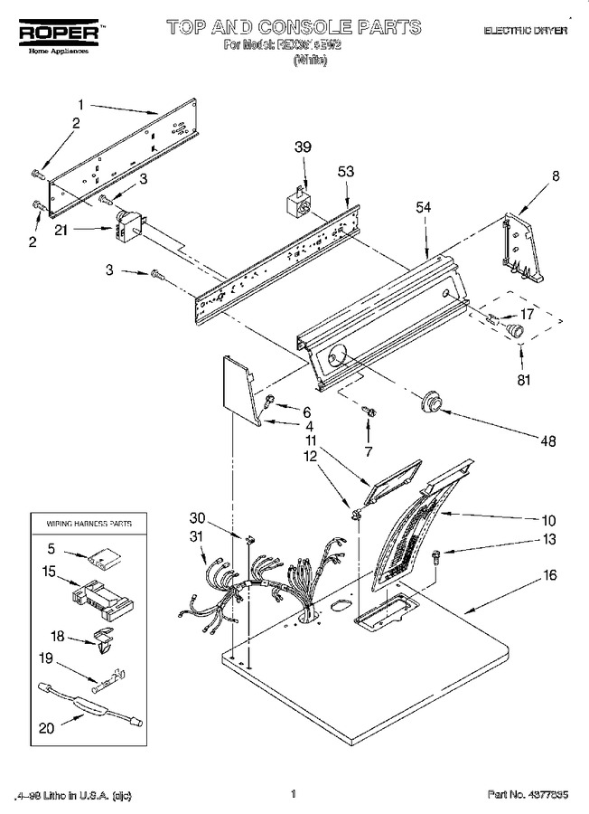 Diagram for REX3615EW2