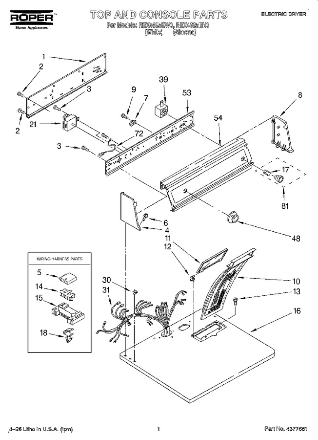 Diagram for REX4625EN0