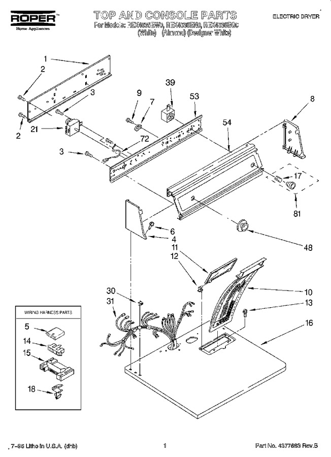 Diagram for REX4635EW0