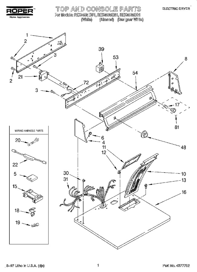 Diagram for REX4635EW1