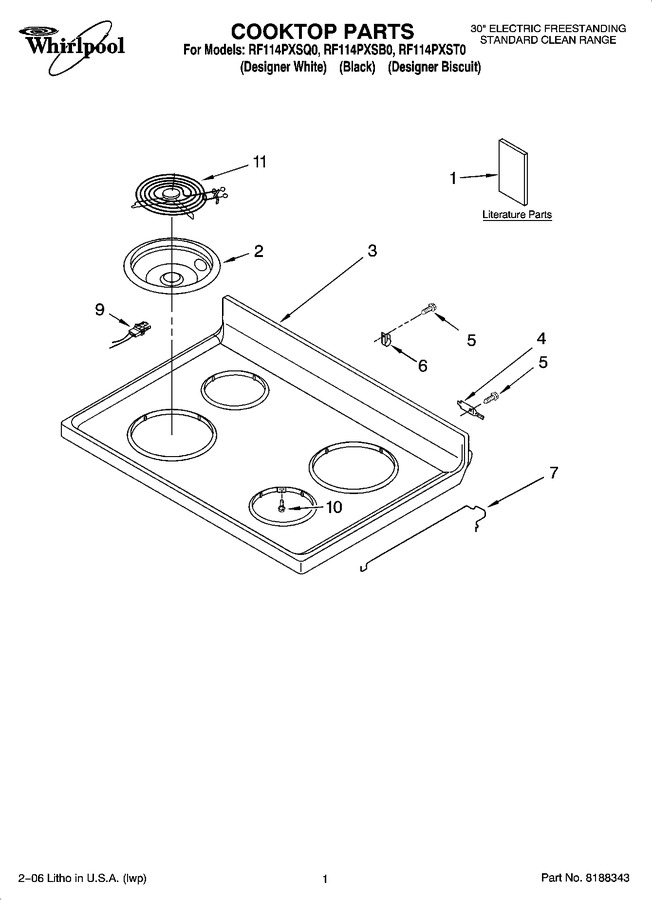 Diagram for RF114PXSB0
