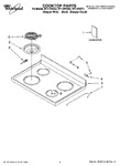 Diagram for 01 - Cooktop Parts