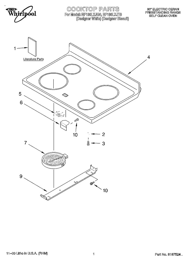 Diagram for RF196LXJQ0