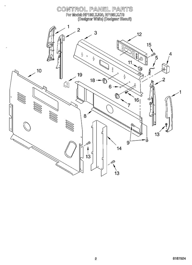 Diagram for RF196LXJQ0