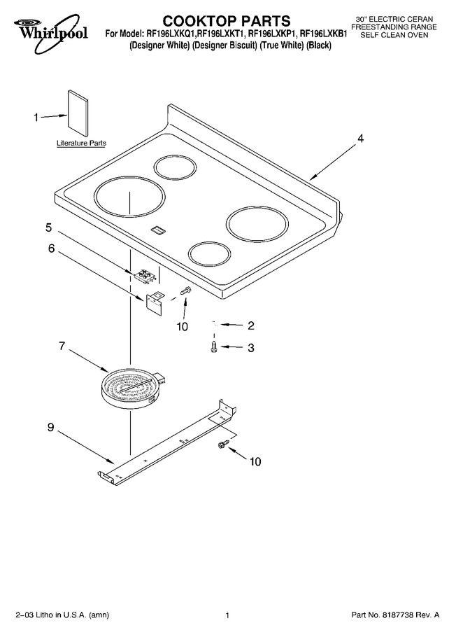 Diagram for RF196LXKB1