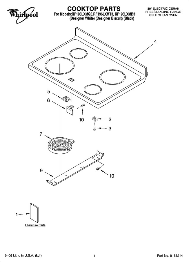 Diagram for RF196LXMB3