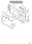 Diagram for 02 - Control Panel Parts
