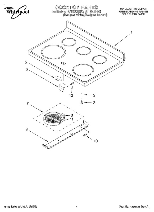 Diagram for RF199LXHZ0