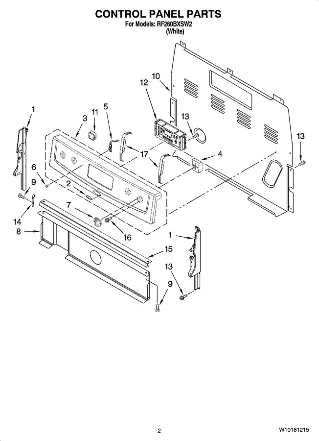 Diagram for RF260BXSW2