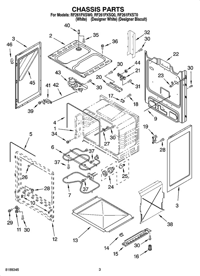 Diagram for RF261PXSW0