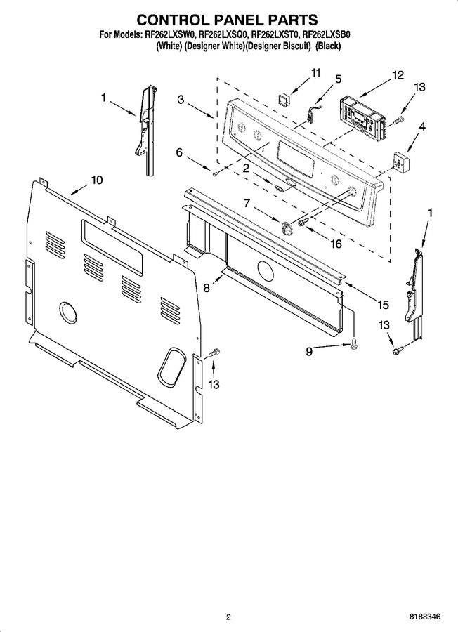 Diagram for RF262LXSB0