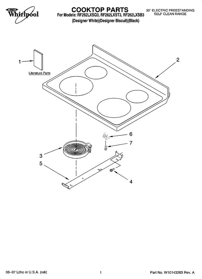 Diagram for RF262LXSB3