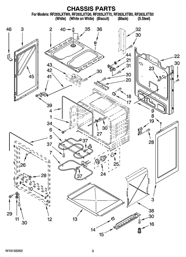 Diagram for RF263LXTS0