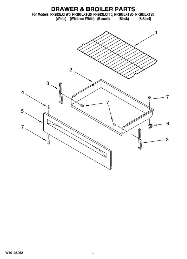 Diagram for RF263LXTT0