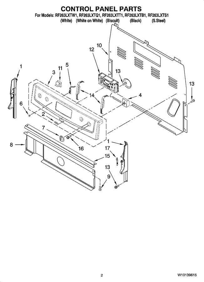 Diagram for RF263LXTS1