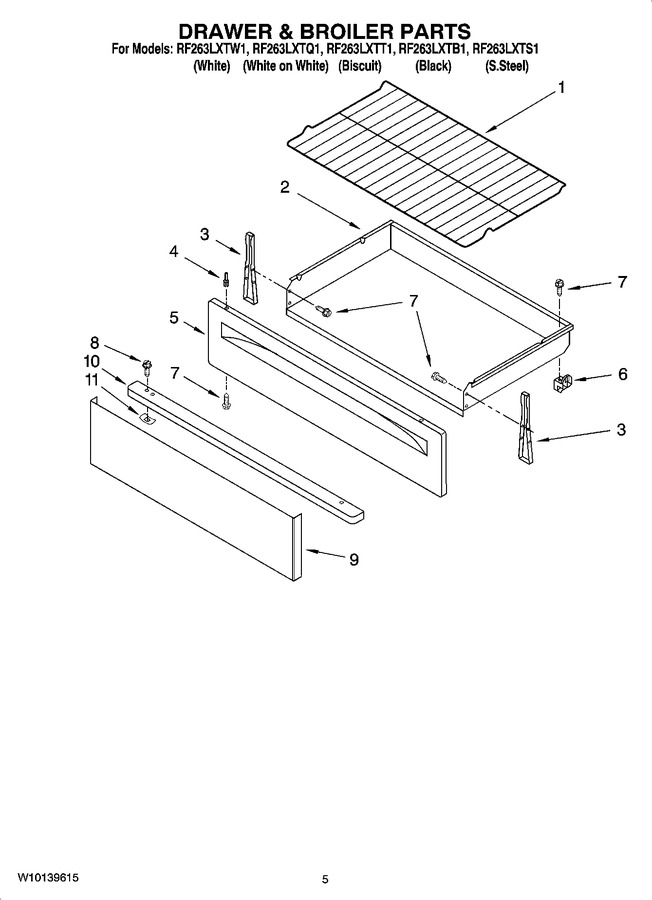 Diagram for RF263LXTS1