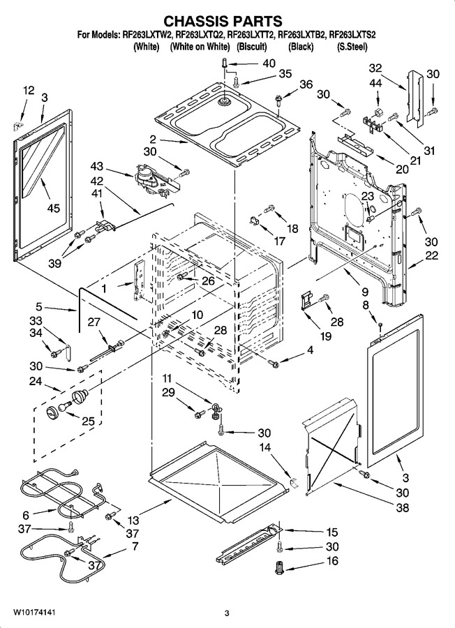 Diagram for RF263LXTB2