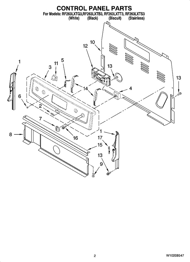 Diagram for RF263LXTB3