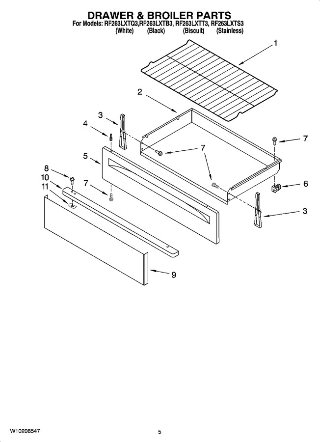 Diagram for RF263LXTB3