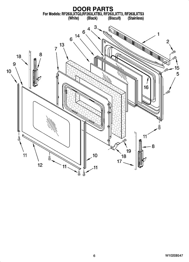 Diagram for RF263LXTB3
