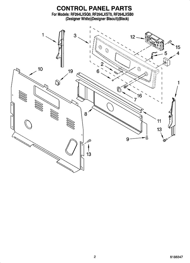 Diagram for RF264LXSB0