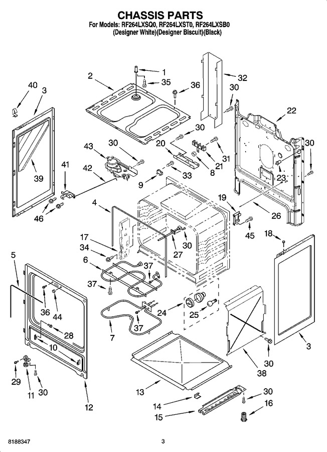 Diagram for RF264LXSB0