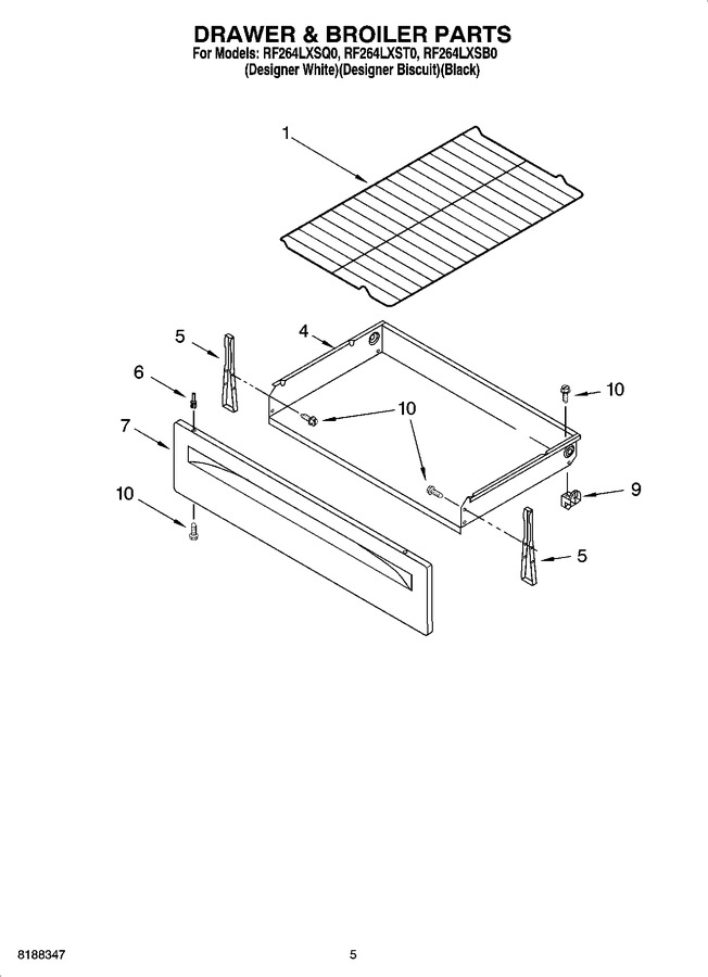 Diagram for RF264LXSB0
