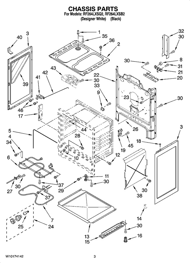 Diagram for RF264LXSB2