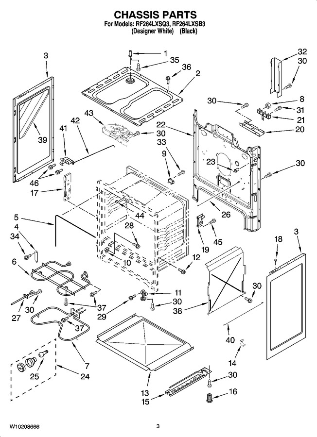 Diagram for RF264LXSQ3