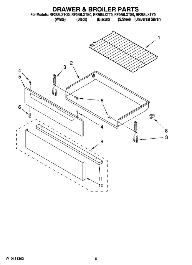 Diagram for RF265LXTB0