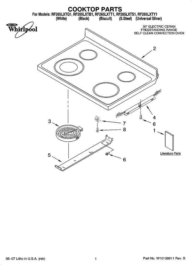 Diagram for RF265LXTB1