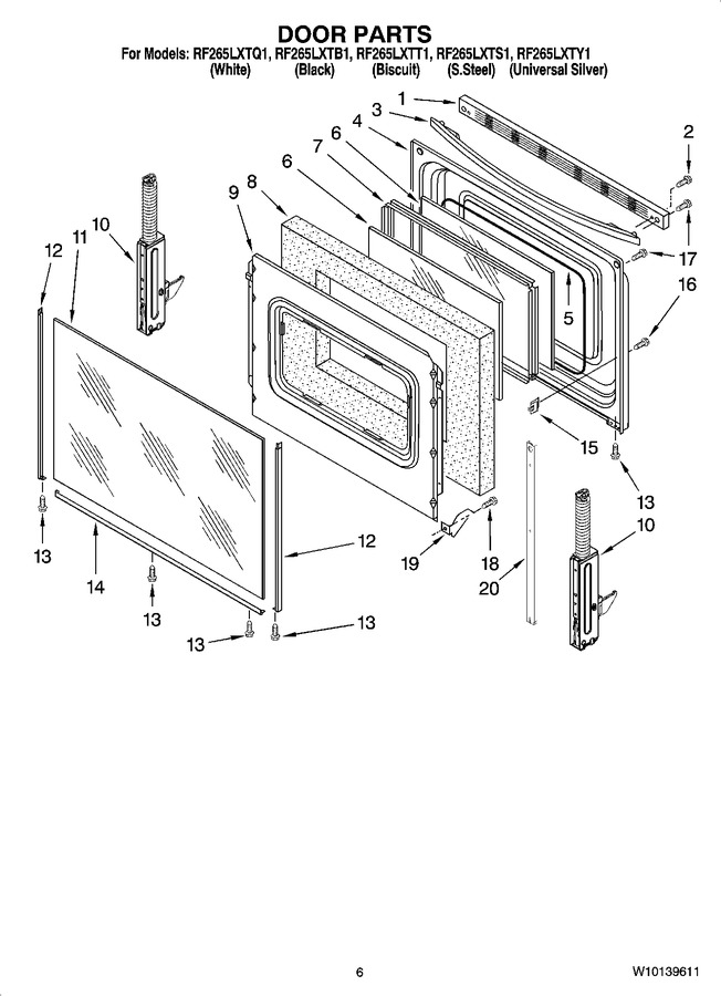 Diagram for RF265LXTB1