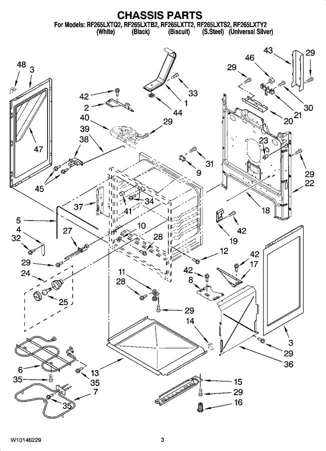 Diagram for RF265LXTY2