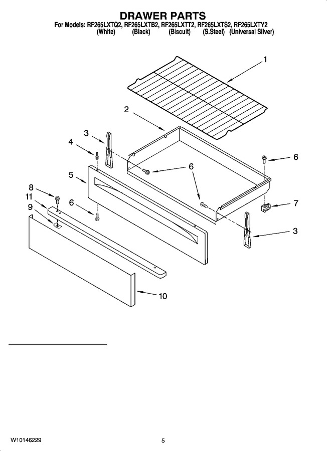Diagram for RF265LXTY2