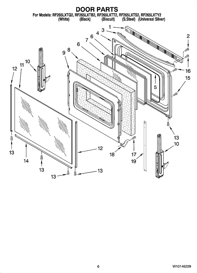 Diagram for RF265LXTY2