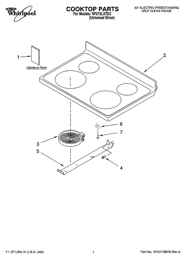 Diagram for RF272LXTD3