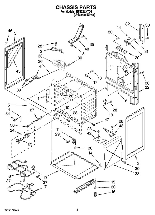 Diagram for RF272LXTD3