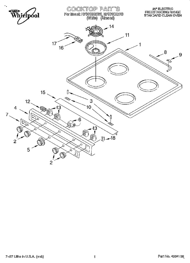Diagram for RF3010XEN0