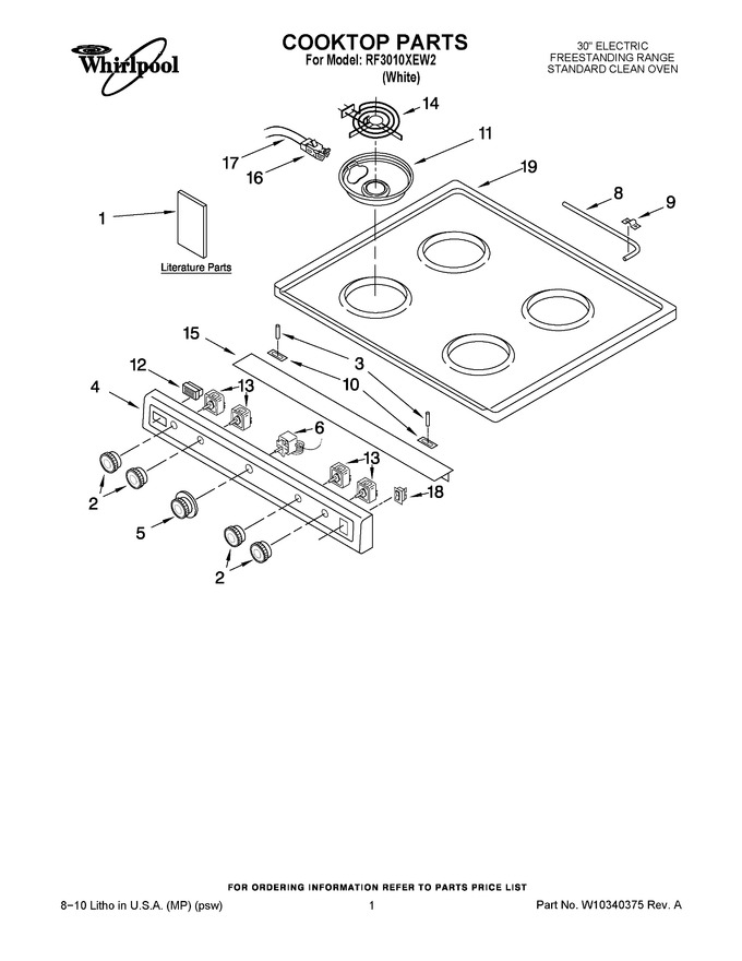 Diagram for RF3010XEW2