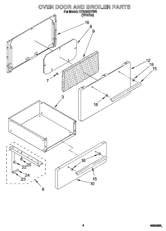 Diagram for RF3010XVW3