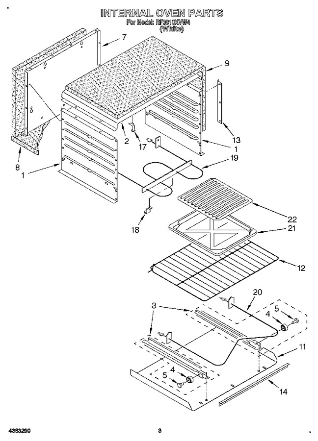 Diagram for RF3010XVW4