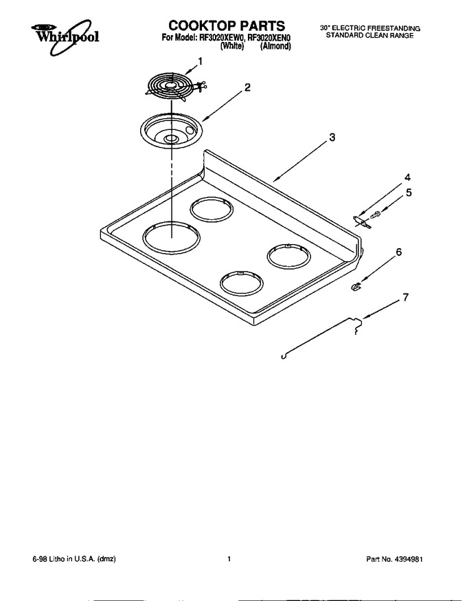 Diagram for RF3020XEW0