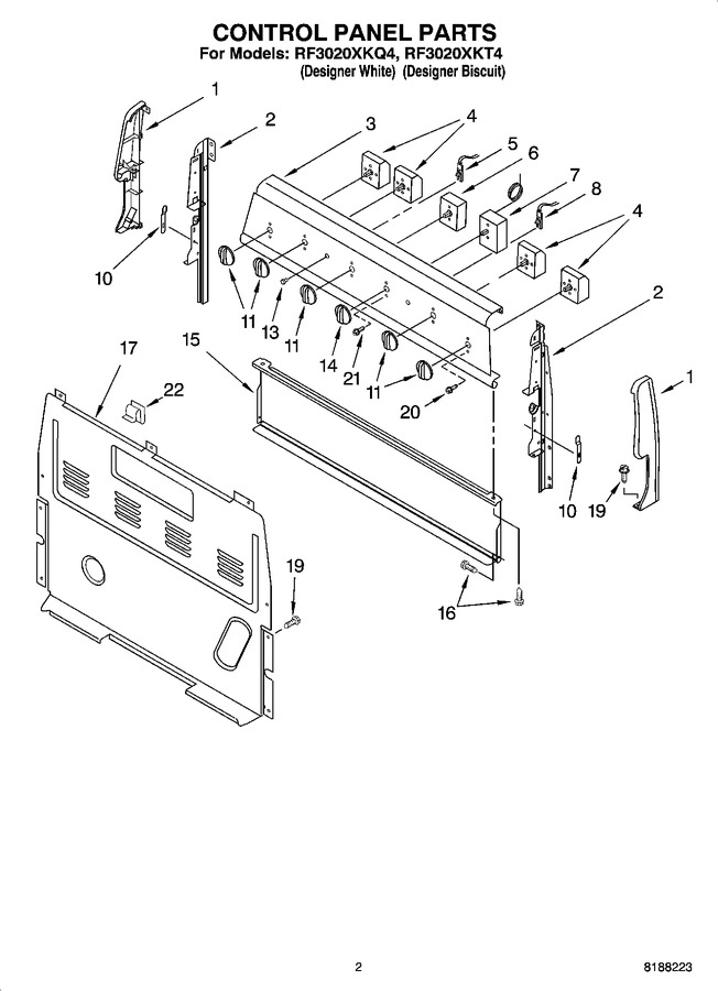 Diagram for RF3020XKQ4