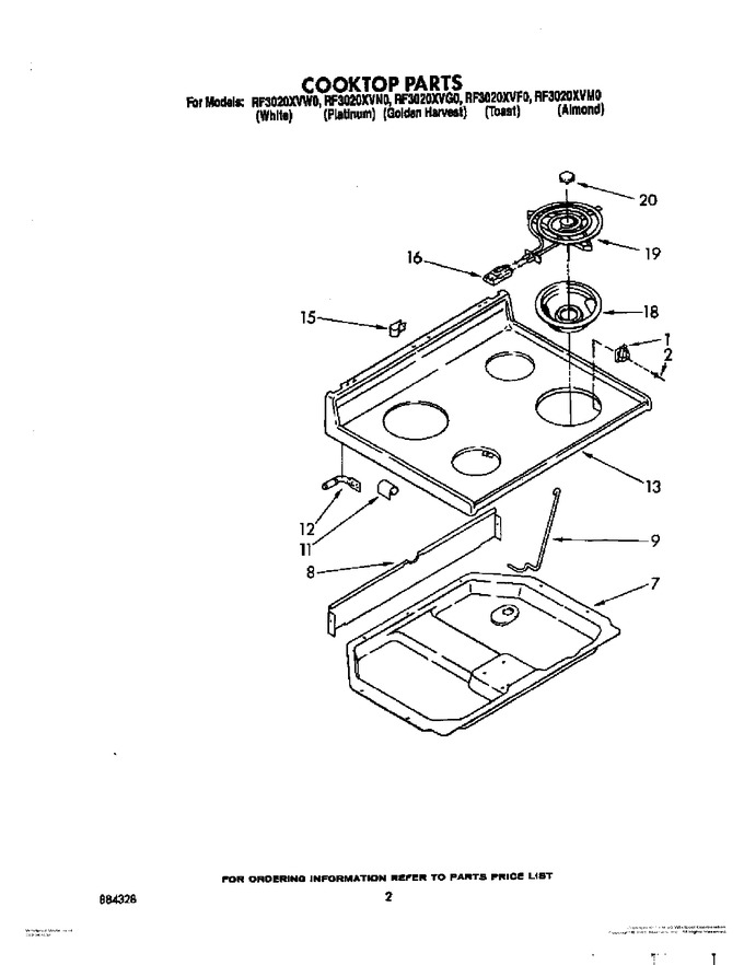 Diagram for RF3020XVN0