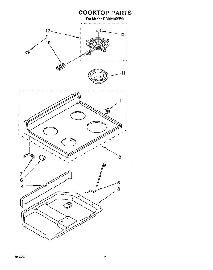 Diagram for RF3020XYN0