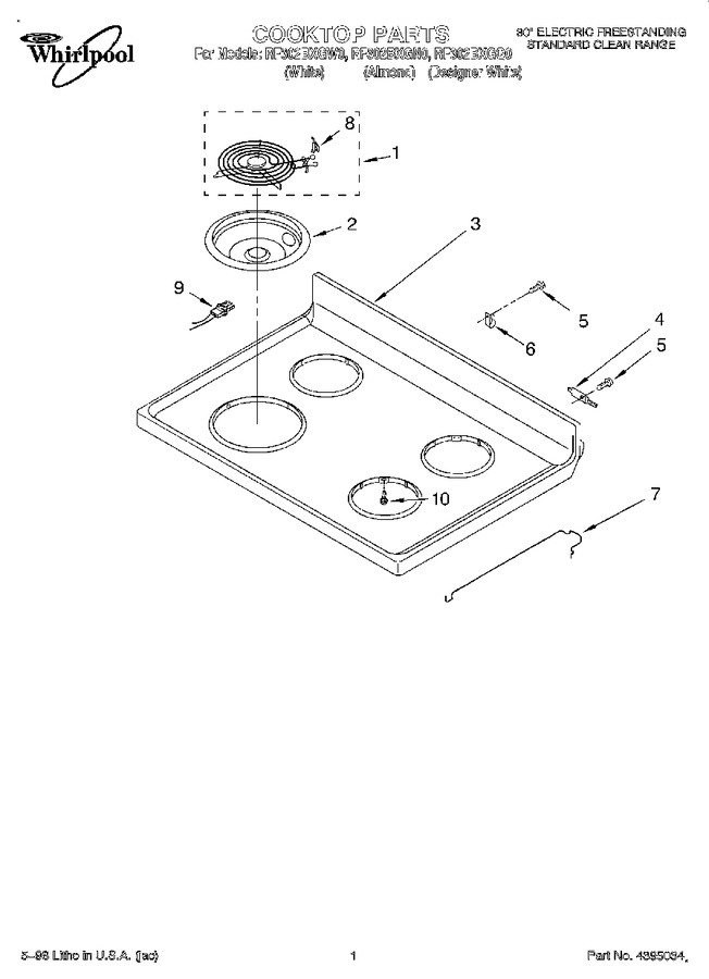 Diagram for RF302BXGW0