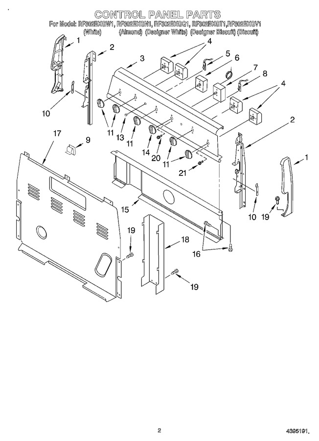 Diagram for RF302BXGW1