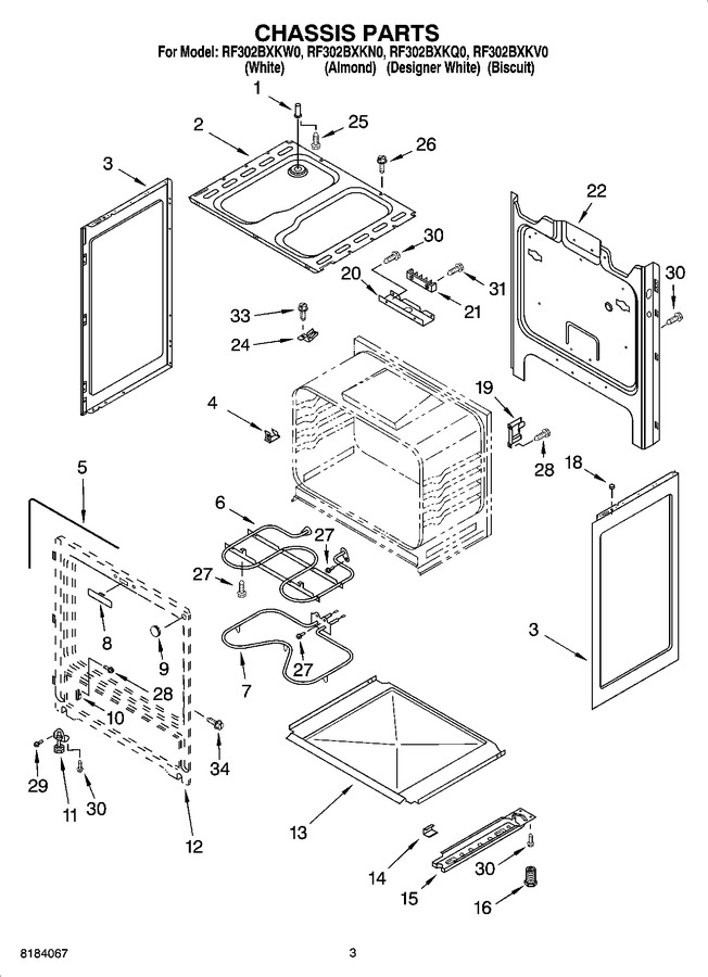 Diagram for RF302BXKQ0