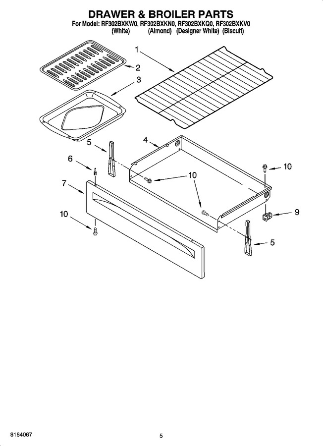 Diagram for RF302BXKW0