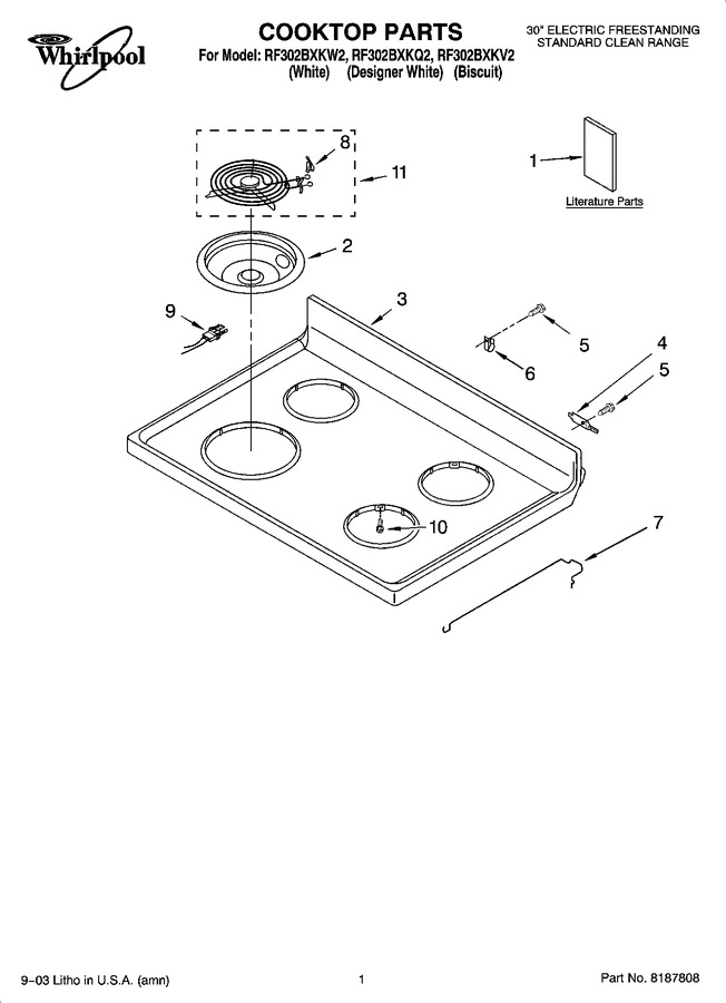 Diagram for RF302BXKQ2